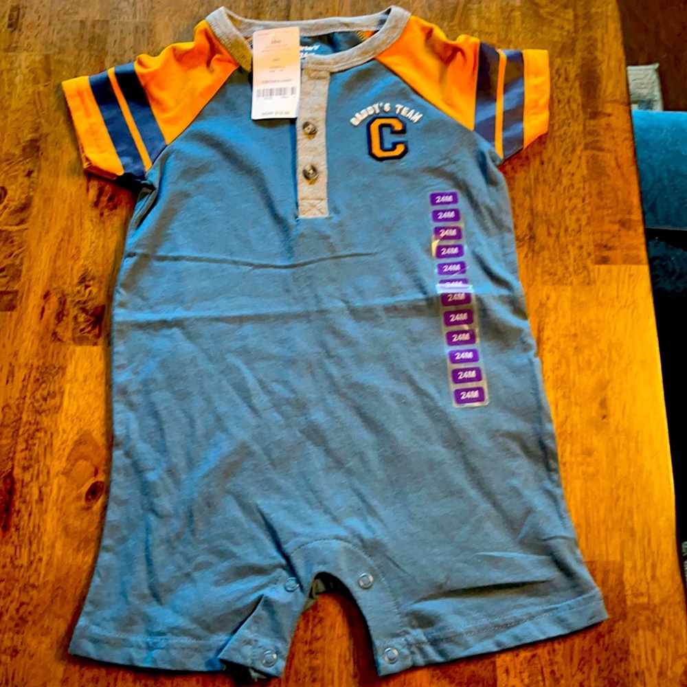 Carter’s one piece Daddy’s team!